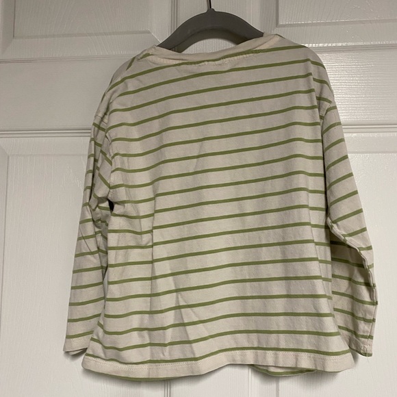 Zara X Chupa Chups Striped Top Size 7 Long Sleeve - Picture 5 of 5